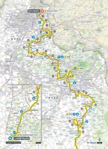 Le parcours Paris-Roubaix 2024