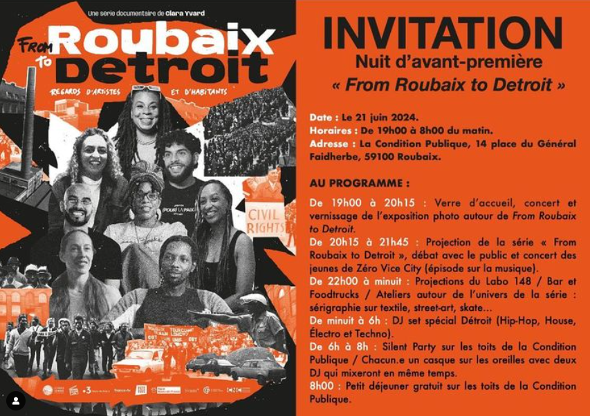 Fron Roubaix to Detroit 21 Juin 2024