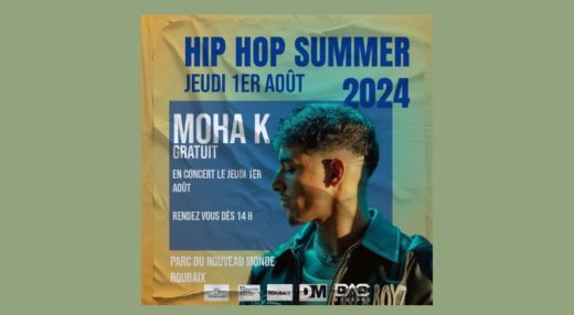 Hip-Hop Summer 2024 : Moha K en Concert Gratuit à Roubaix le 1er Août !