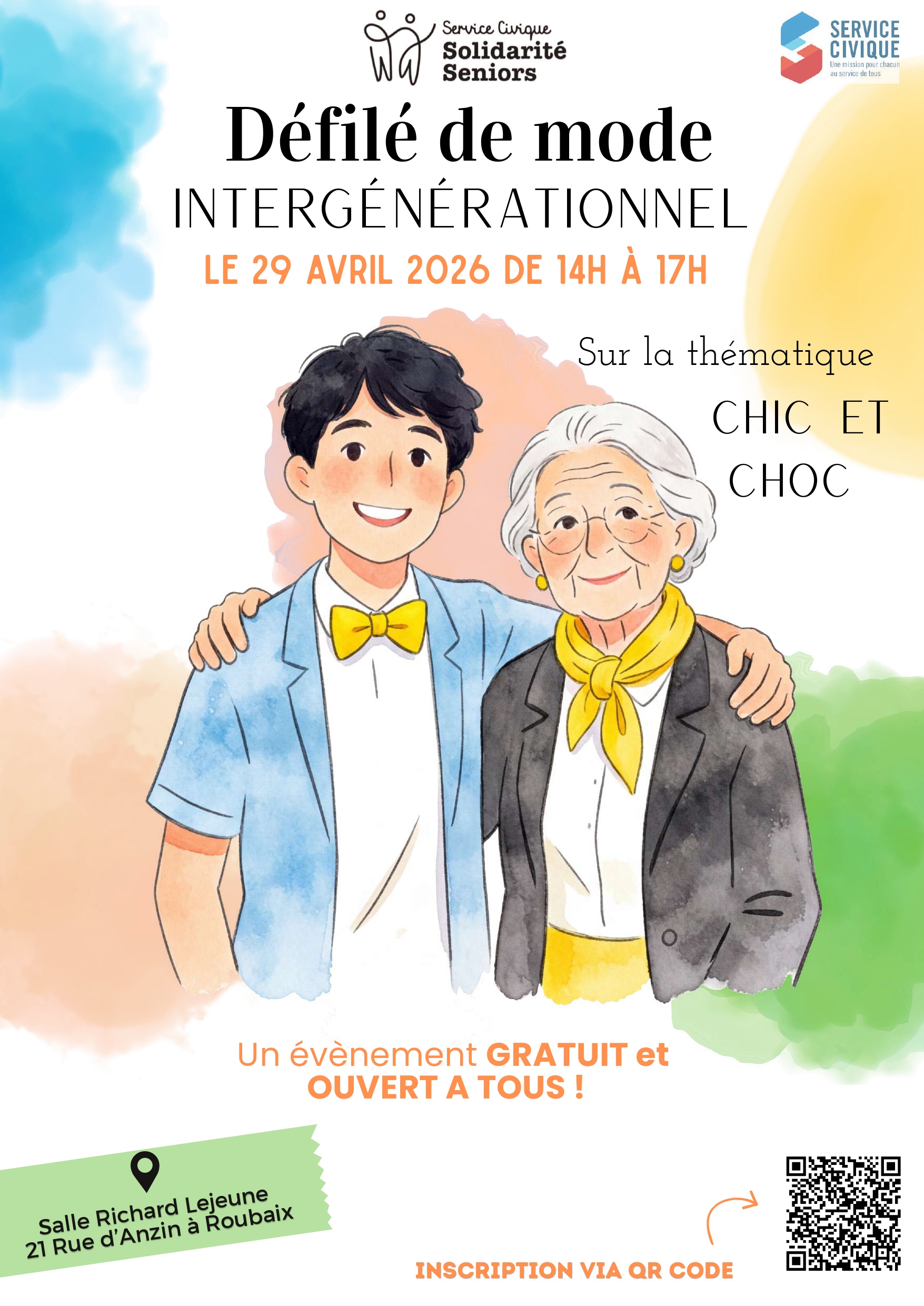 Défilé de mode intergénérationnel