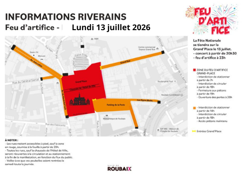plan riverains 13 juillet 2026